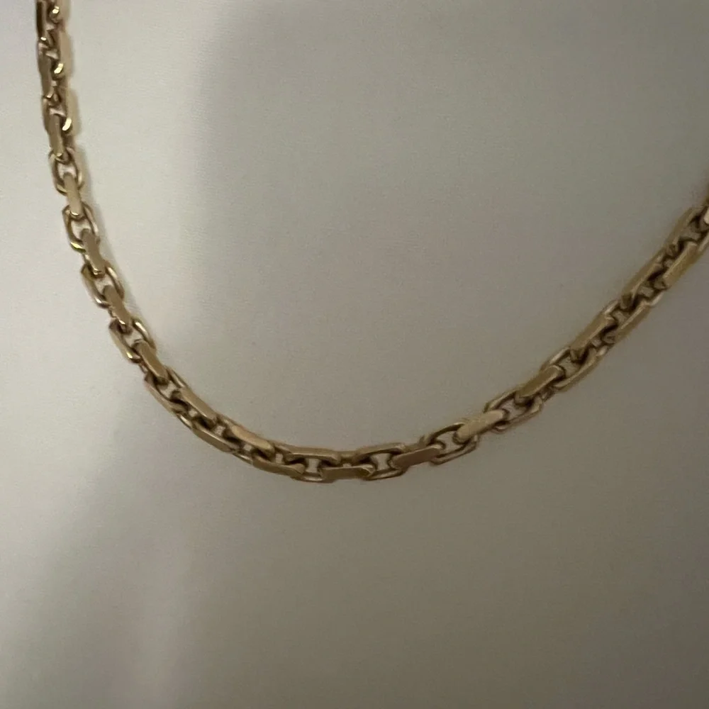 Men’s 14k 22” Necklace & Matching 8” bracelet set - Picture 10 of 11
